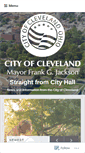 Mobile Screenshot of clecityhall.com