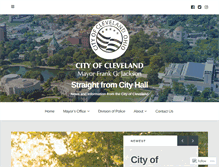 Tablet Screenshot of clecityhall.com